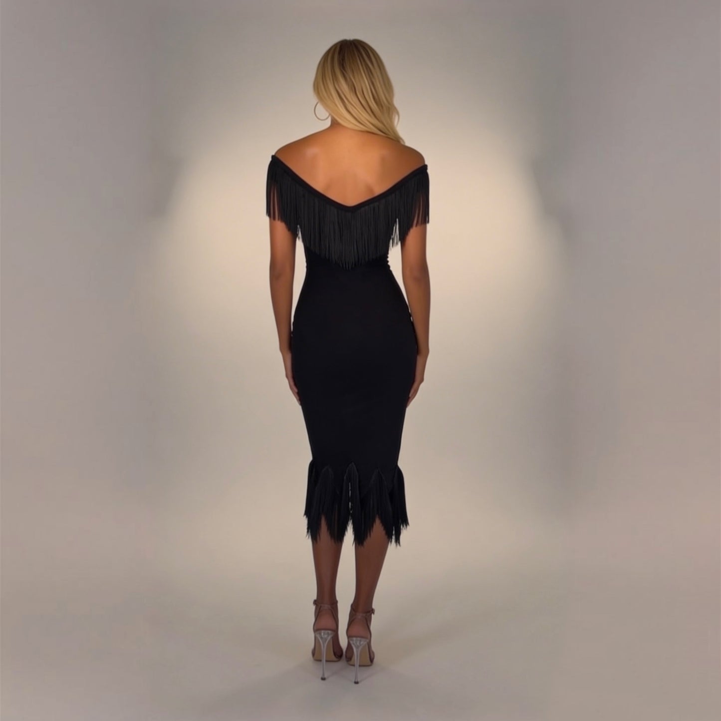 Fringe Midi Dress